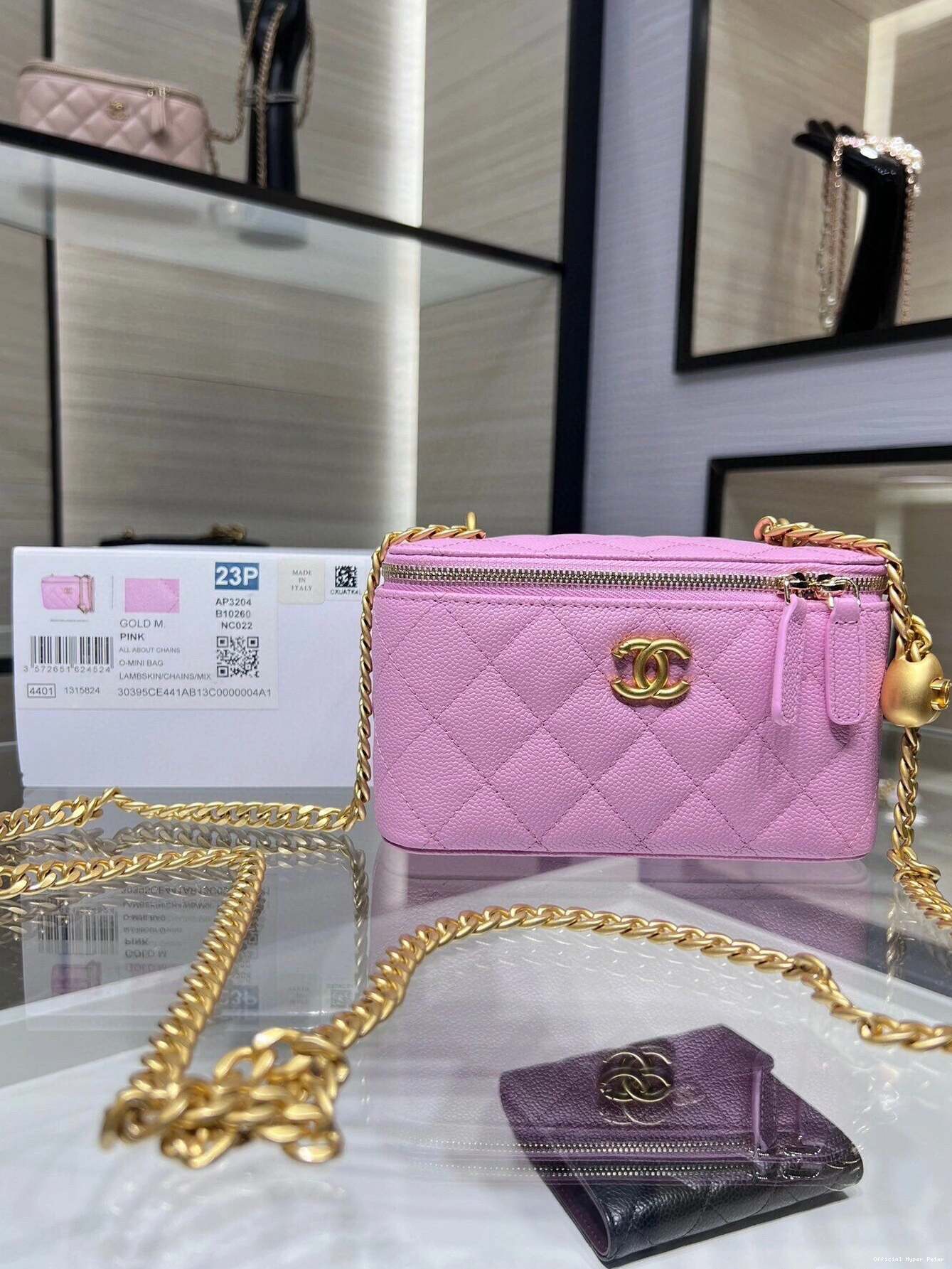Hyper Peter SMALL CHANEL CHANELASSIC CHAIN VANITY WITH 0726